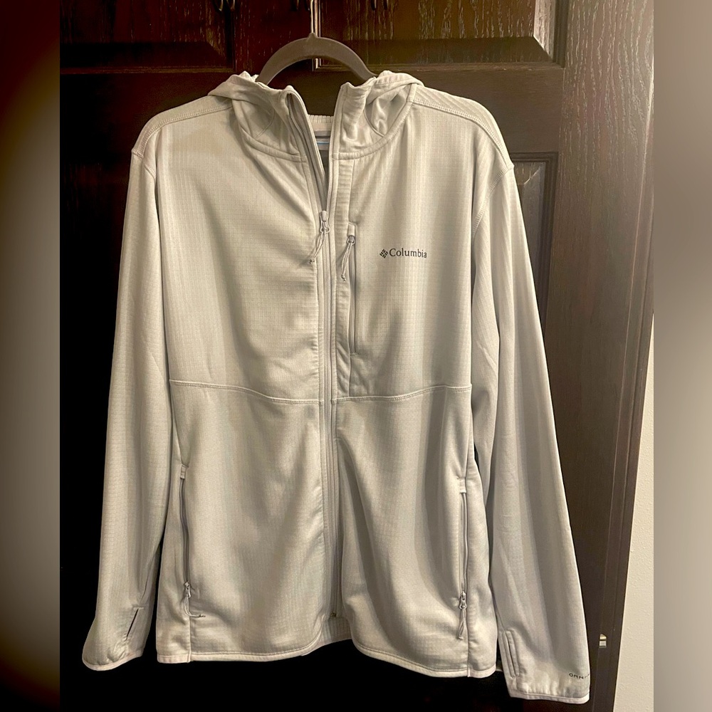 Columbia Light Gray Hooded Jacket